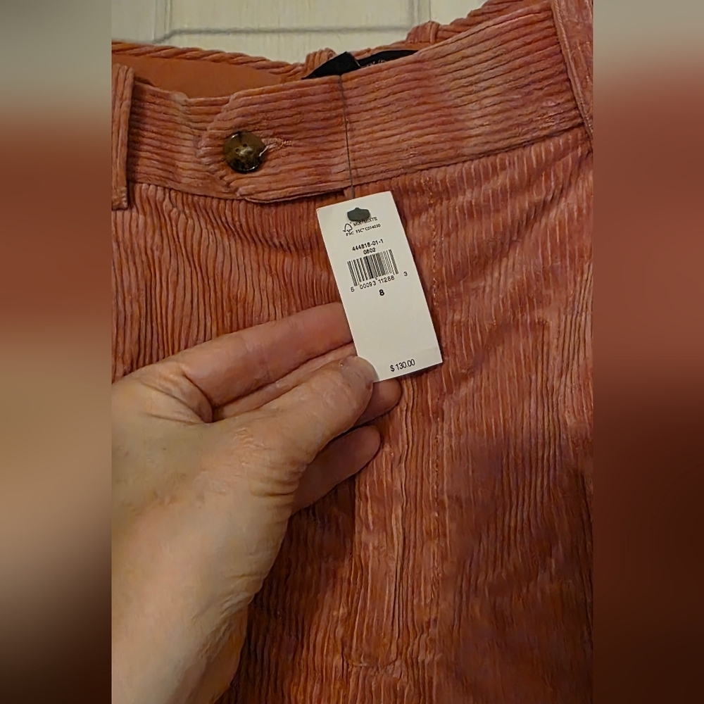 Banana Republic Rivoli Coral Corduroy Pants - Picture 5 of 7